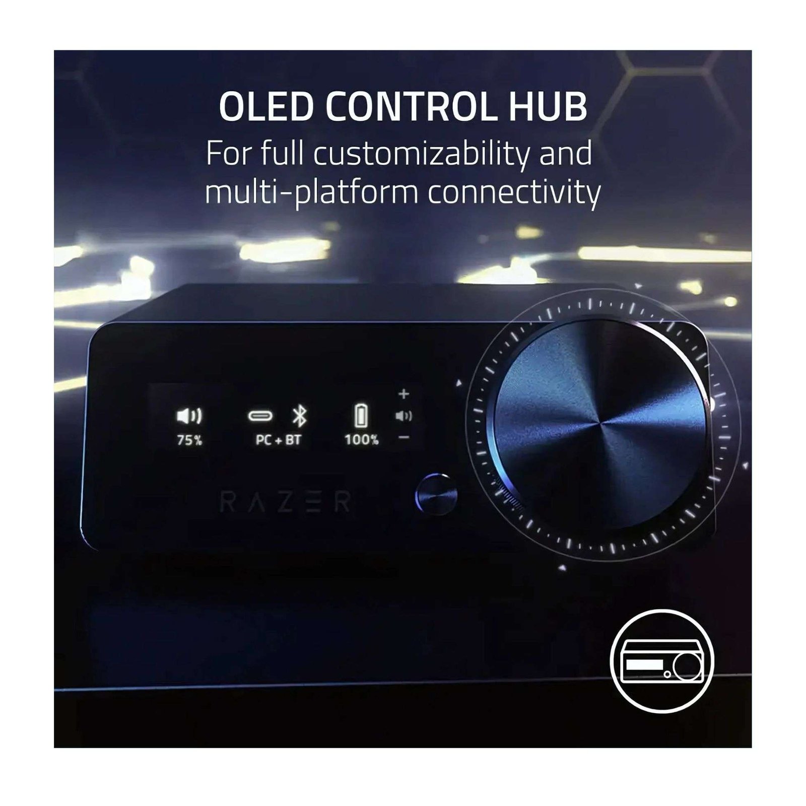 Razer Kraken V4 Pro Wireless Gaming Headset with Onboard Controls – Premium Audio with THX Spatial Sound 7