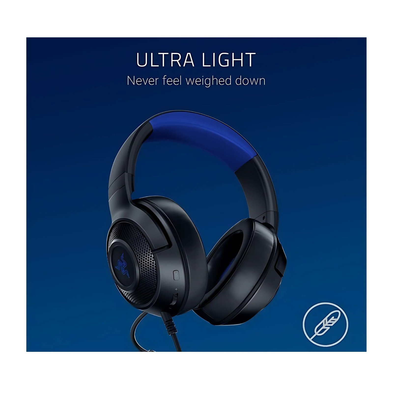 Razer Kraken X Wired Console Gaming Headset – Lightweight Comfort with Clear Sound for Console Gamers 2