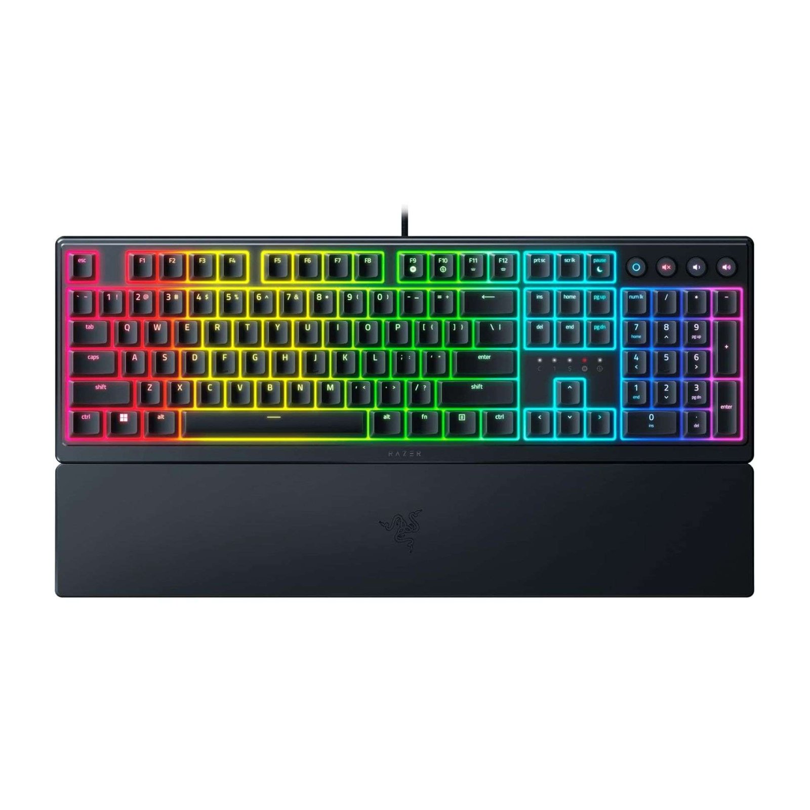 Razer Ornata V3 Gaming Keyboard – US Layout, Mecha-Membrane Switches, 10-Zone RGB Lighting 1