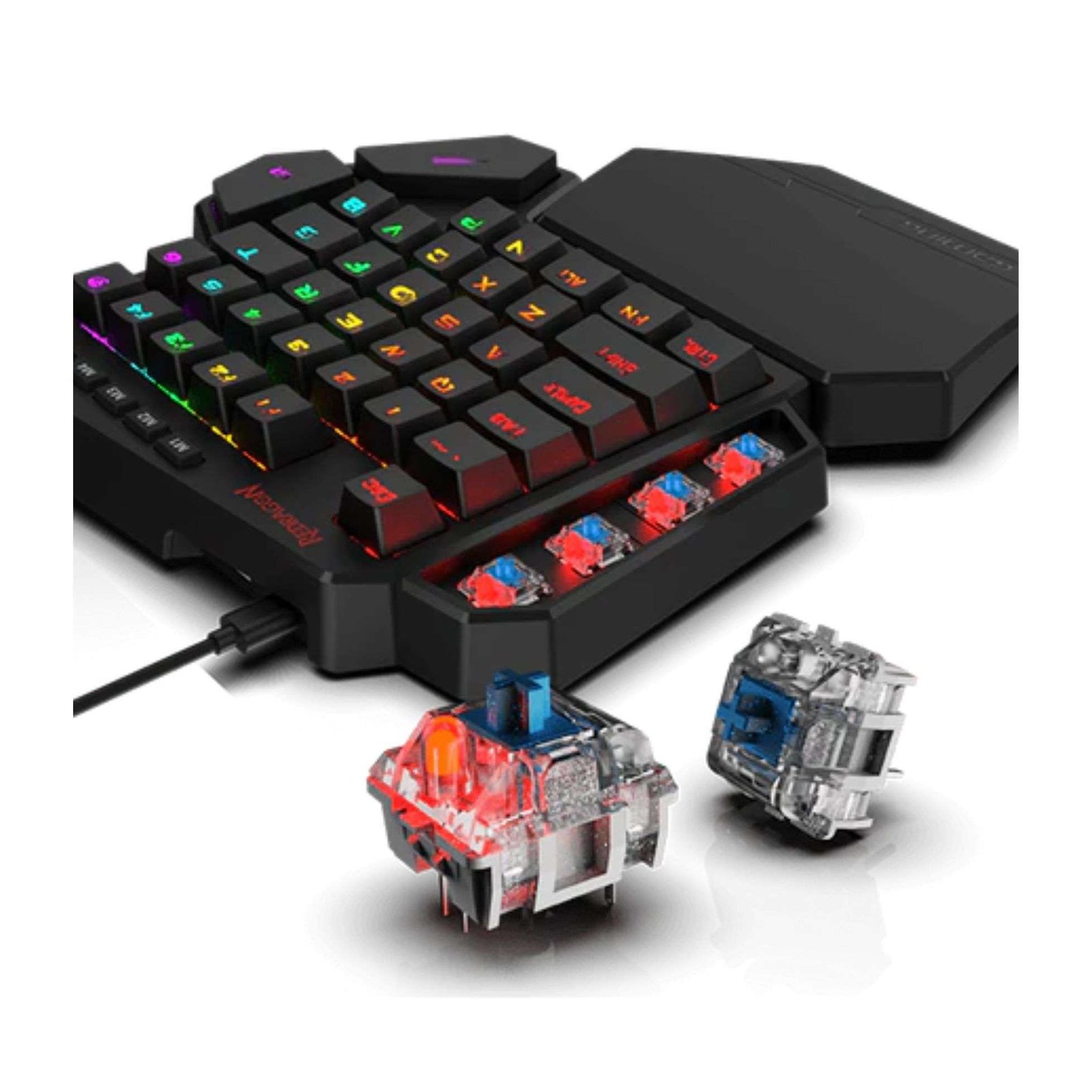 Redragon DITI K585 RGB One-Handed Mechanical Gaming Keyboard 3