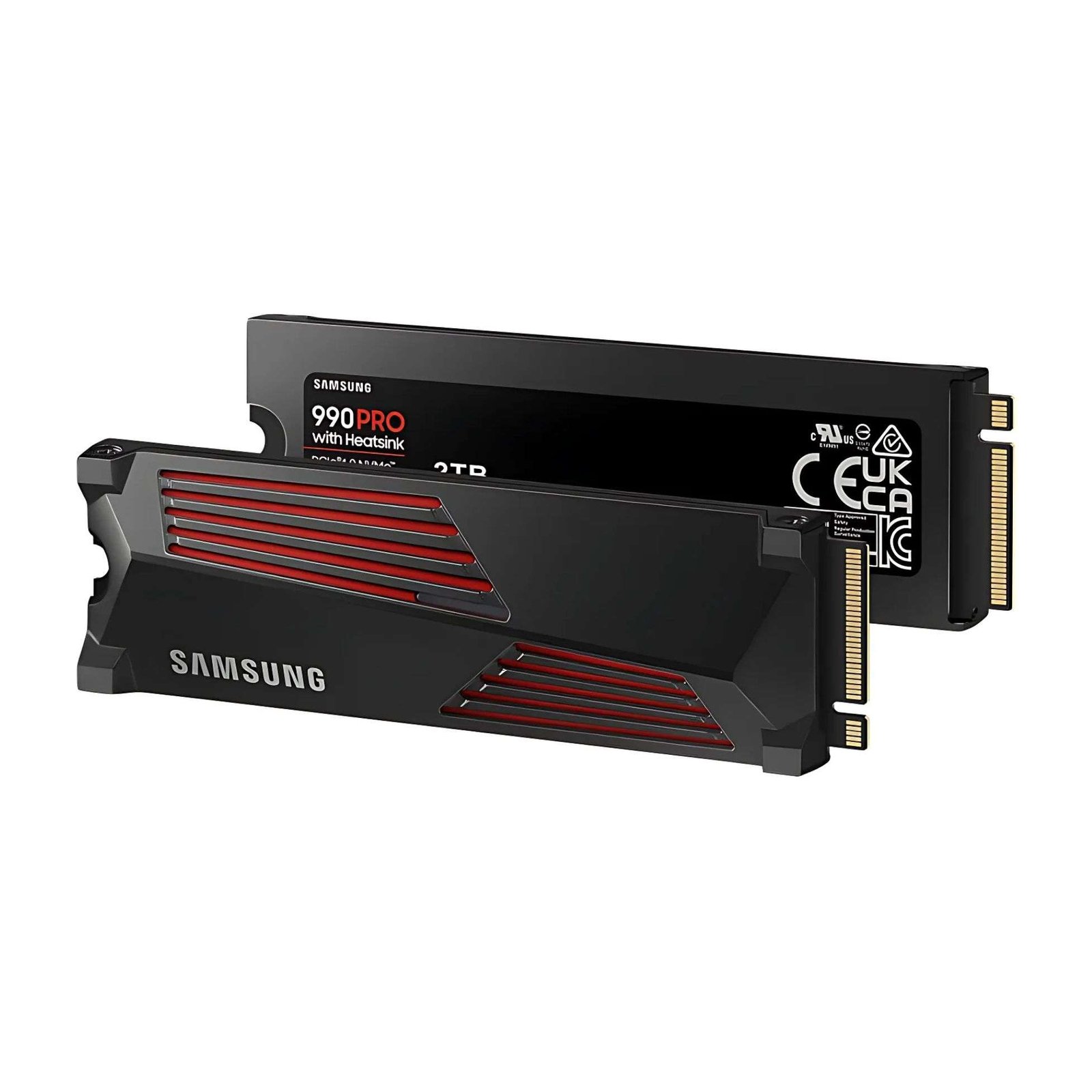 Samsung 990 PRO 2TB PCIe 4.0 NVMe SSD with Heatsink 2