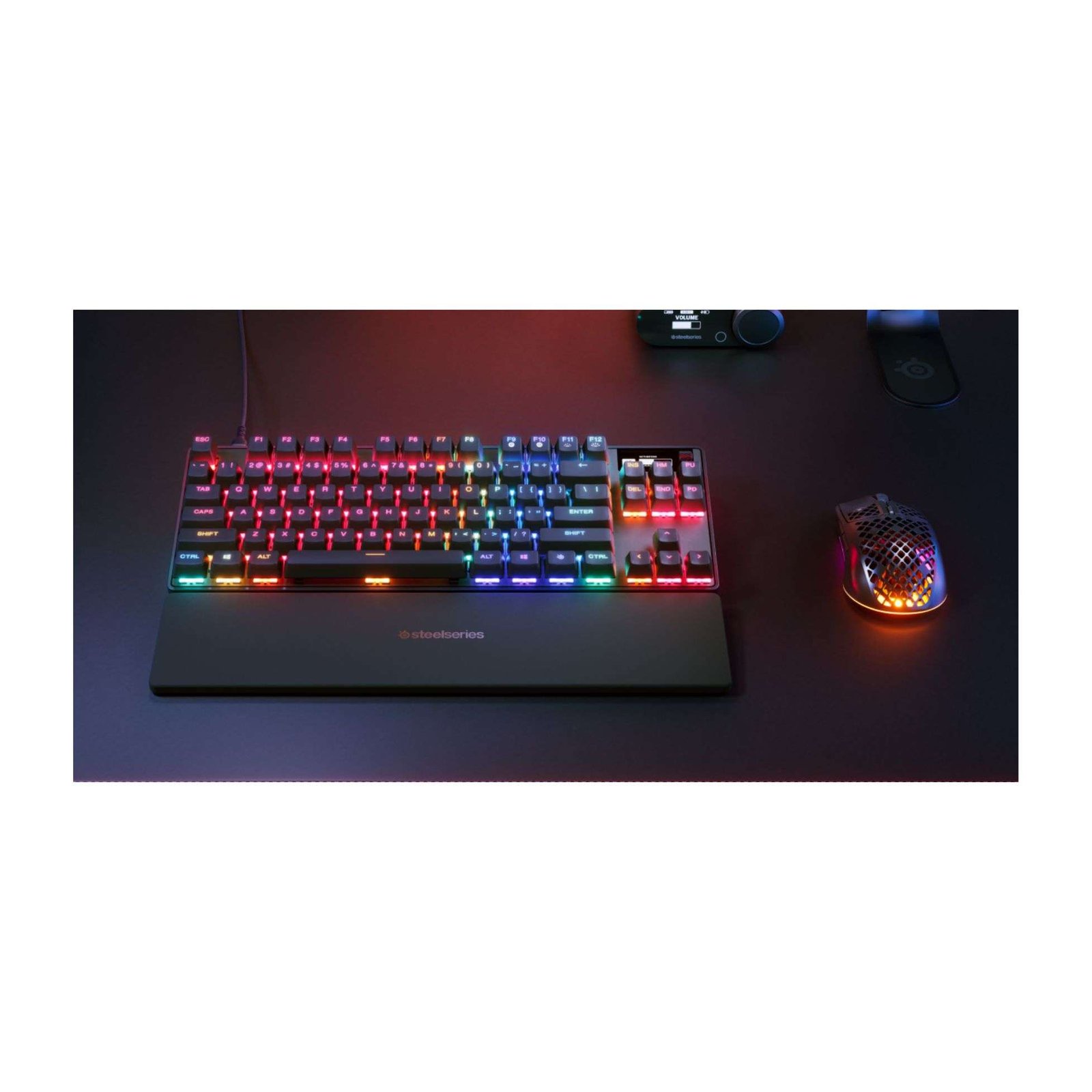 SteelSeries Apex Pro TKL Gen 3 Black Wireless Mechanical Gaming Keyboard 2 4