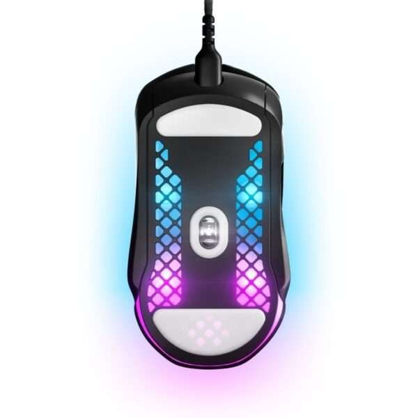 SteelSeries Aerox 5 Wired Ultra-Lightweight Gaming Mouse – 400 IPS, AquaBarrier, 9 Programmable Buttons