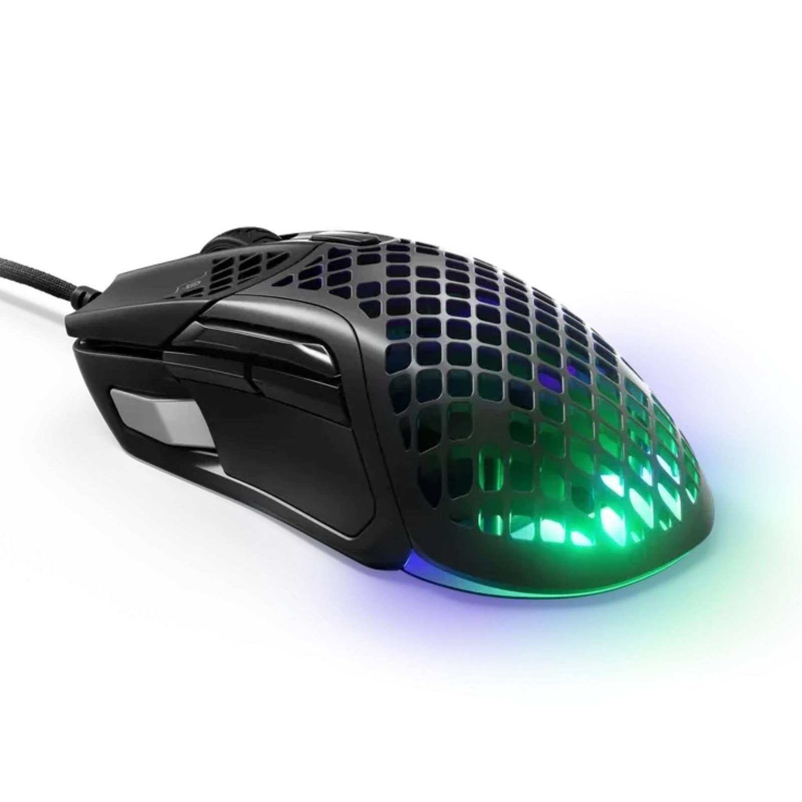 SteelSeries Aerox 5 Wired Ultra-Lightweight Gaming Mouse – 400 IPS, AquaBarrier, 9 Programmable Buttons