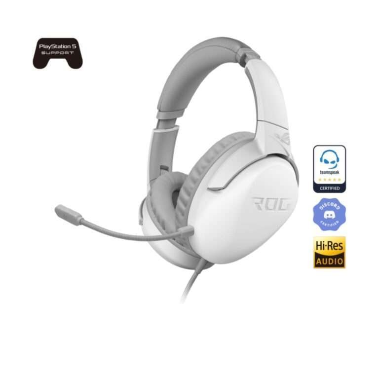 ASUS ROG Strix Go Core Moonlight White Gaming Headset - 90YH0381-B1UA00 1