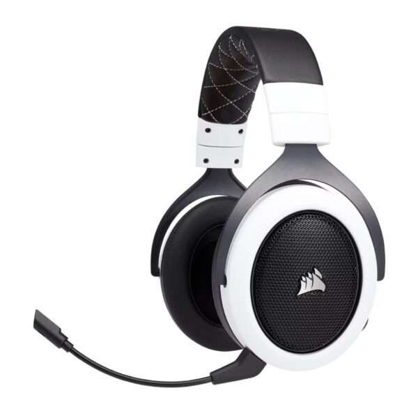 Corsair HS70 Wireless Gaming Headset - White 1