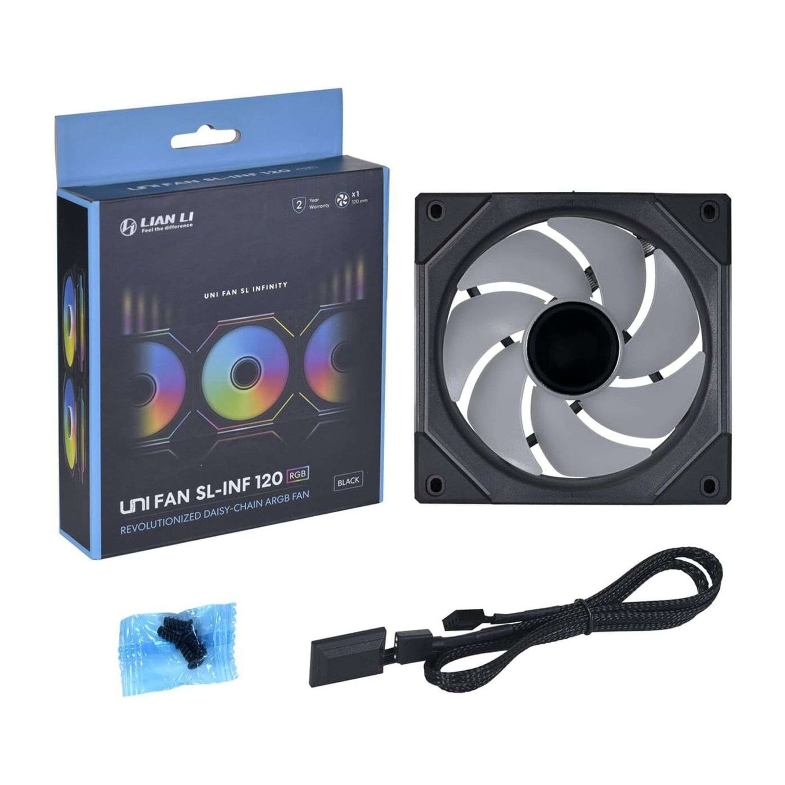 Lian Li SL-Infinity 120 RGB Uni Fan - Black (Single Pack) 4