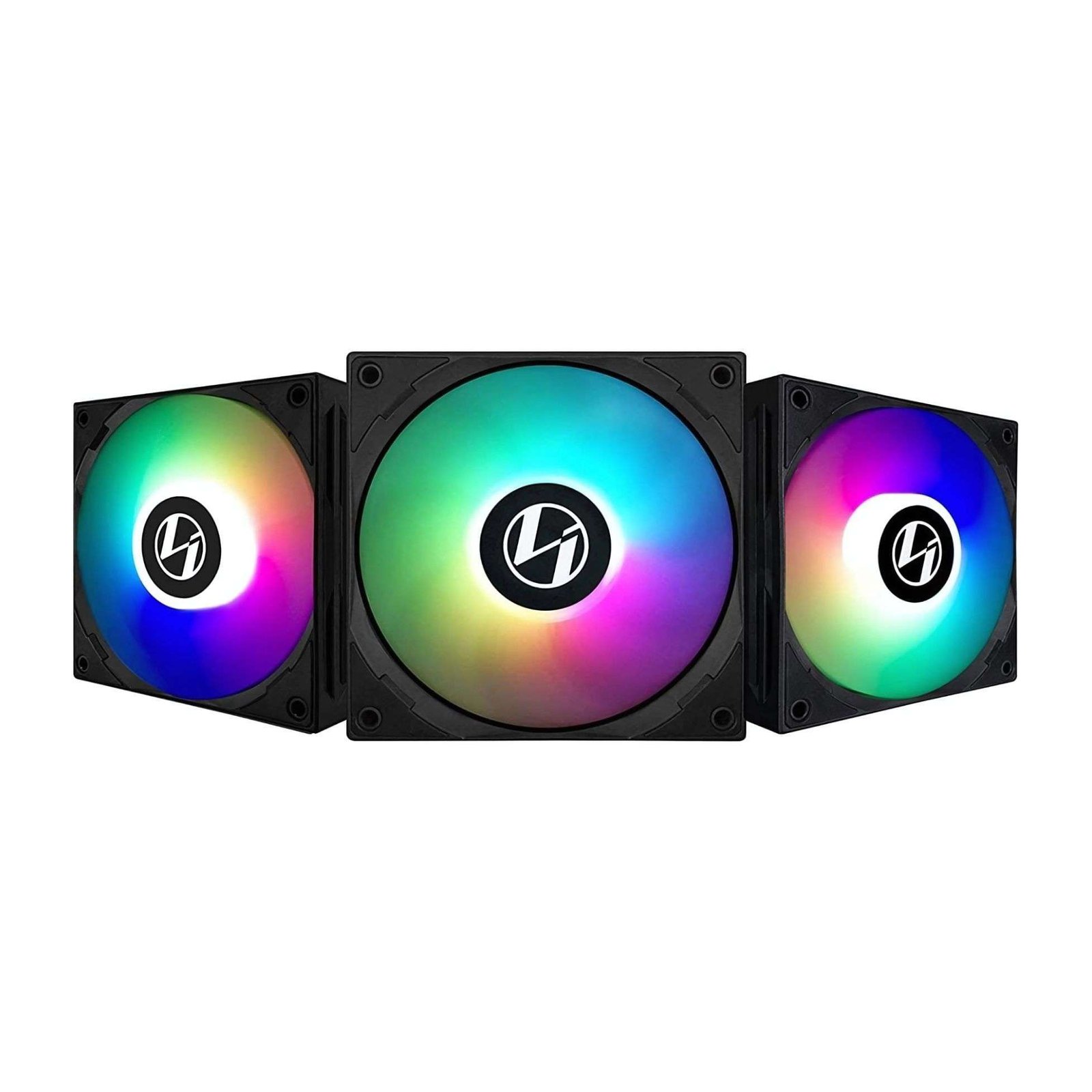 Lian Li ST120 ARGB 120mm Fan 3-Pack with Controller – Black 1