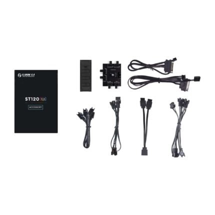 Lian Li ST120 ARGB 120mm Fan 3-Pack with Controller – Black 5