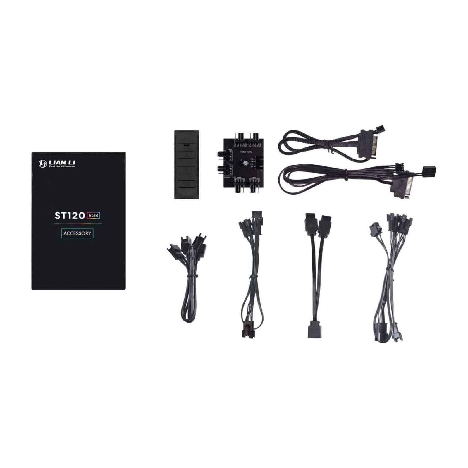 Lian Li ST120 ARGB 120mm Fan 3-Pack with Controller – Black 5