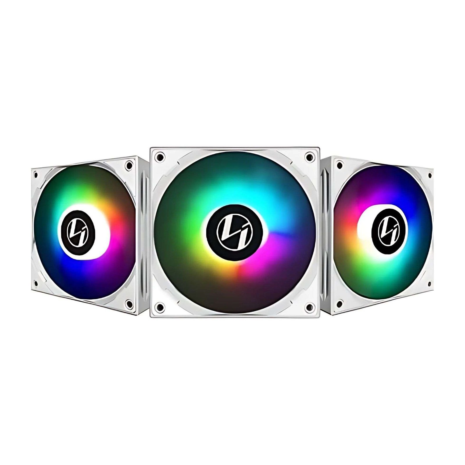 Lian Li ST120 ARGB 120mm Fan 3-Pack with Controller – White 1