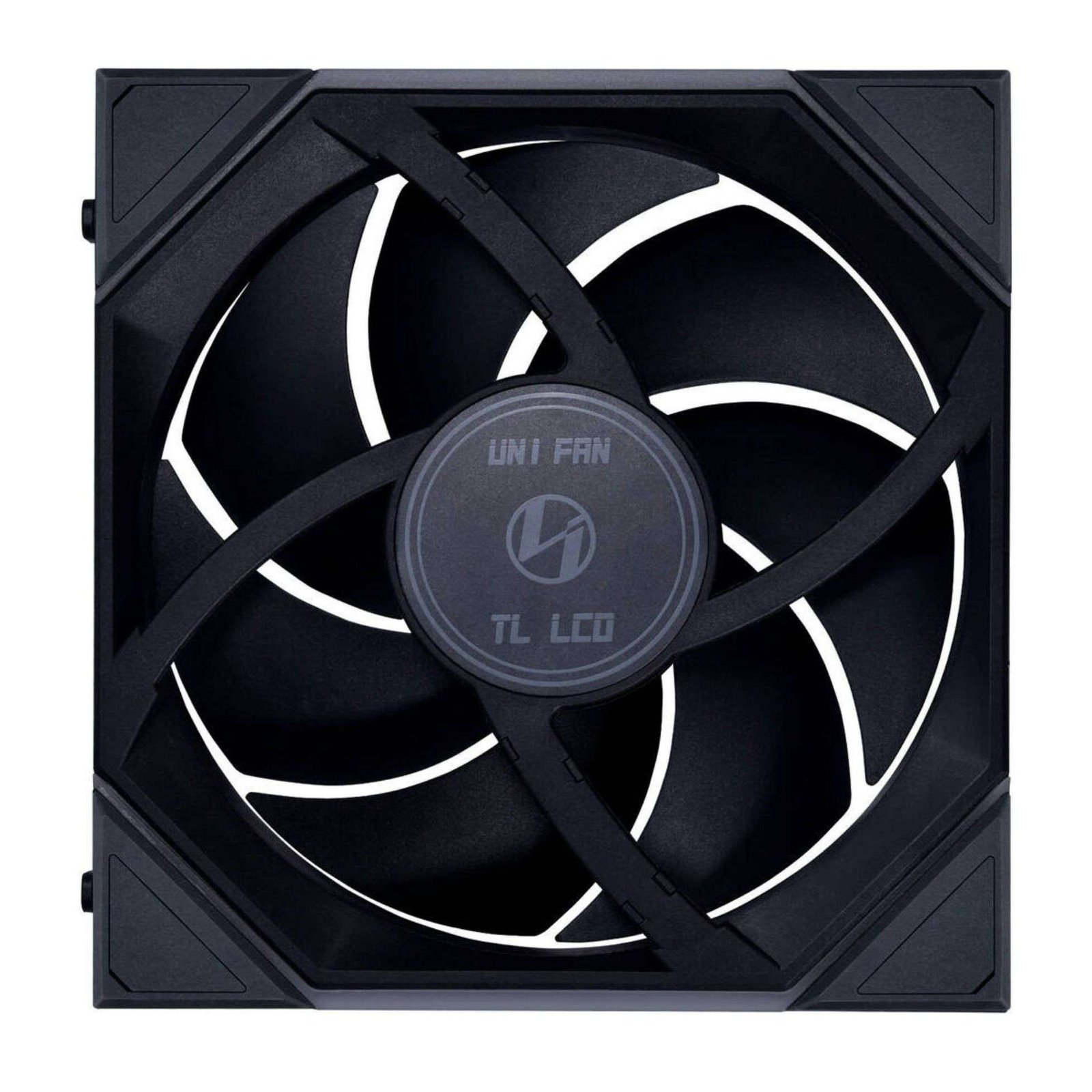 Lian Li UNI FAN TL LCD 140mm PC Cooling Fan - Single Pack (Black) 2