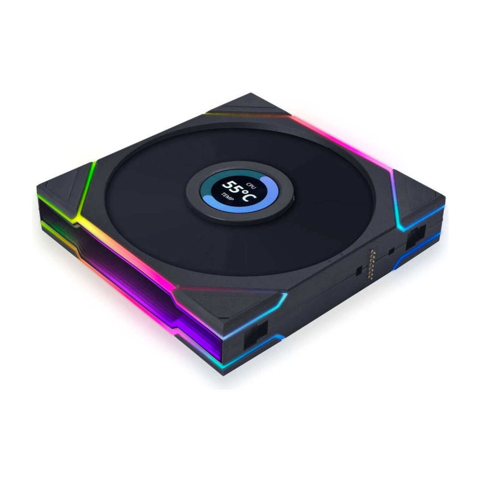 Lian Li UNI FAN TL LCD 140mm PC Cooling Fan - Single Pack (Black) 4