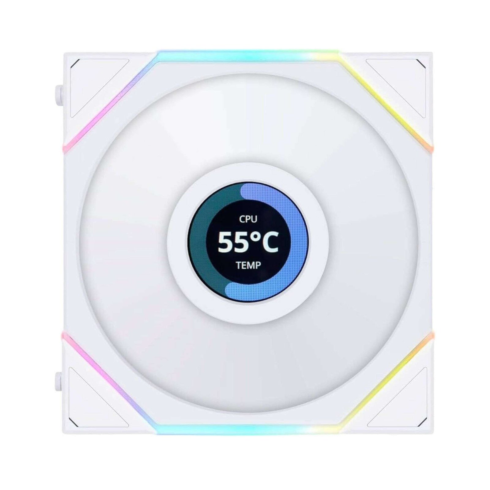 Lian Li UNI FAN TL120 Reverse Blade Case Fan - Triple Pack with Controller (White) 3