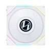 Lian Li UNI FAN TL120 Reverse Blade Case Fan - Triple Pack with Controller (White) 4