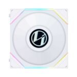 Lian Li UNI FAN TL120 Reverse Blade Case Fan - Triple Pack with Controller (White) 4