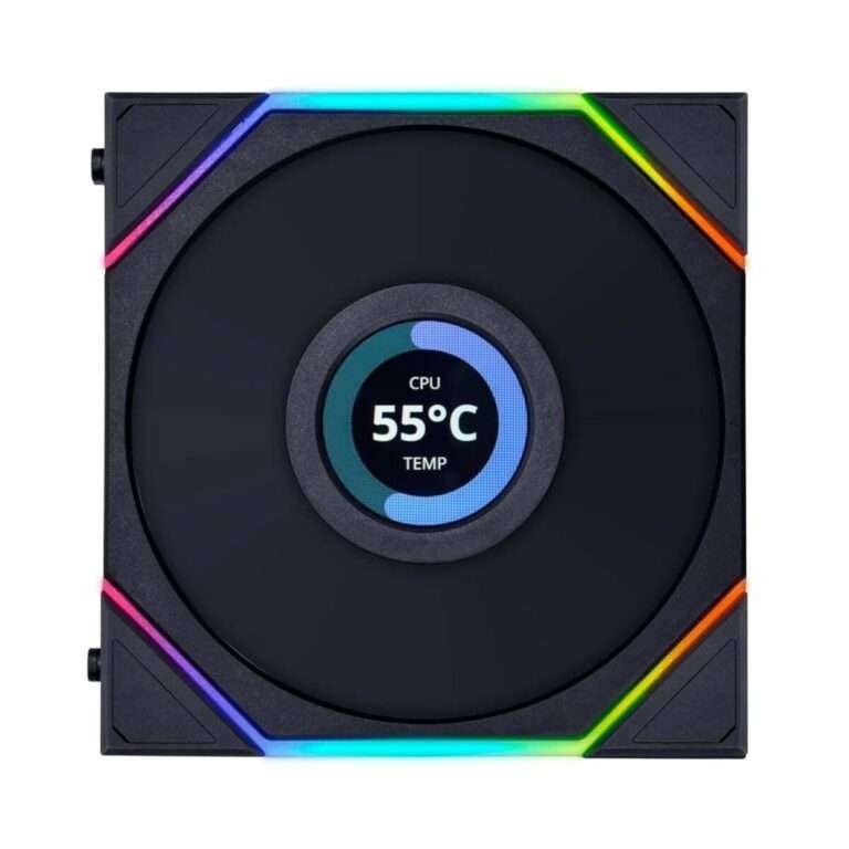 Lian Li Uni Fan TL120 Reverse Blade Case Fan, Black (Single Pack) 1