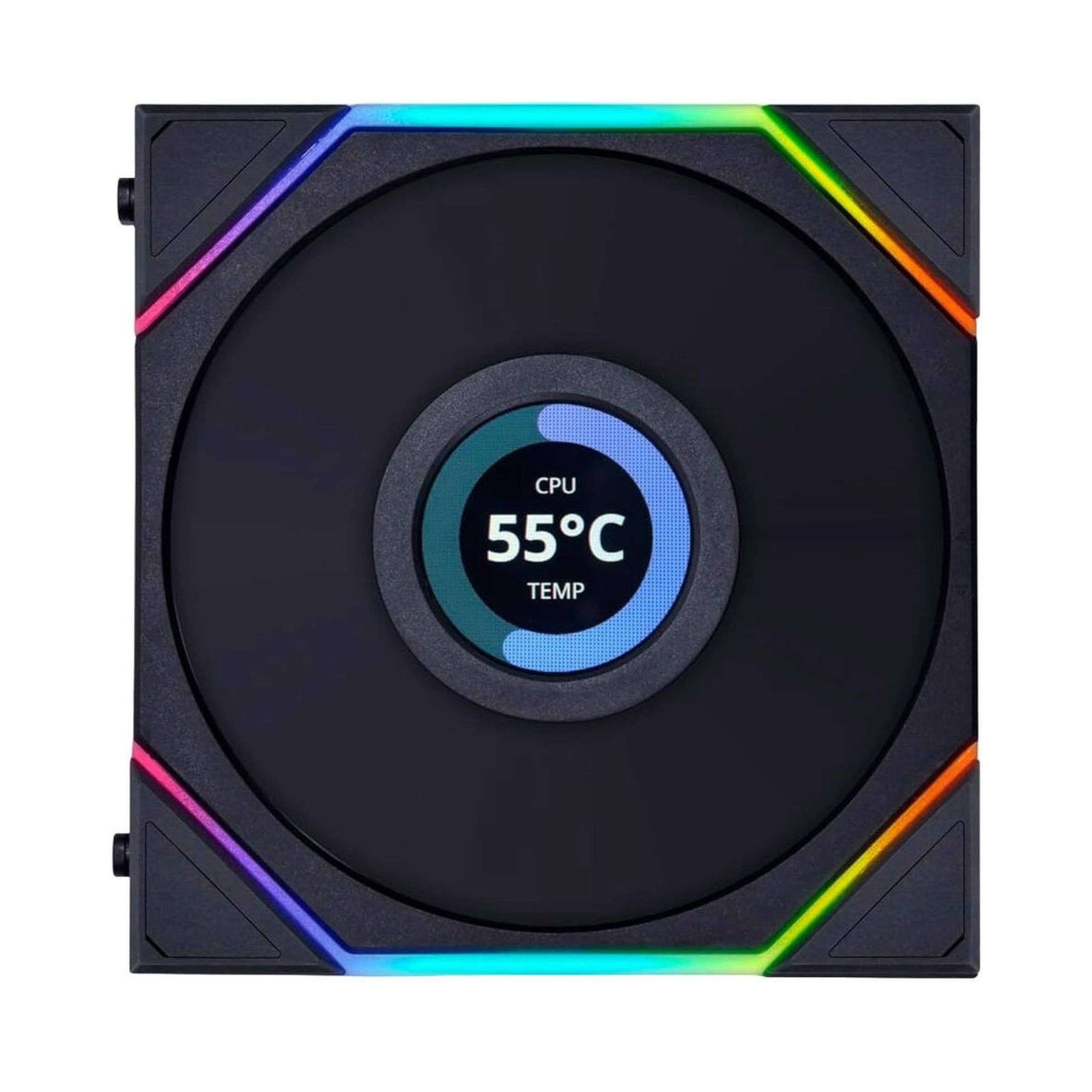 Lian Li Uni Fan TL120 Reverse Blade Case Fan, Black (Triple Pack with Controller) 2