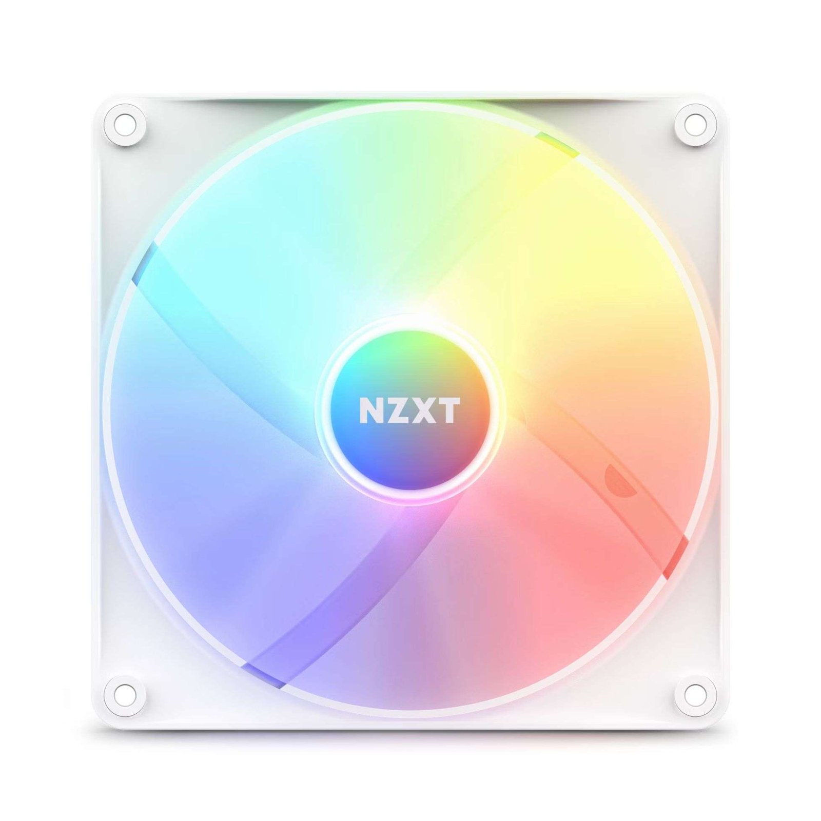 NZXT F120 RGB Core 120mm Hub-Mounted RGB Fan - White 1