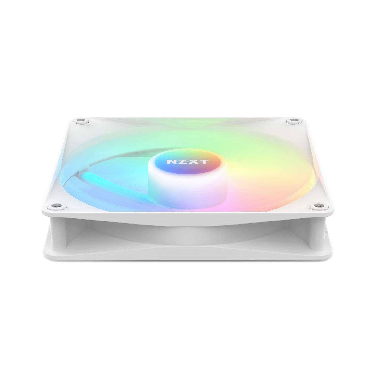 NZXT F120 RGB Core 120mm Hub-Mounted RGB Fan - White 3