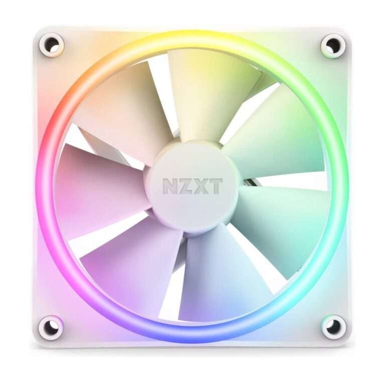NZXT F120 RGB Duo Single Pack Computer Fan - White 1