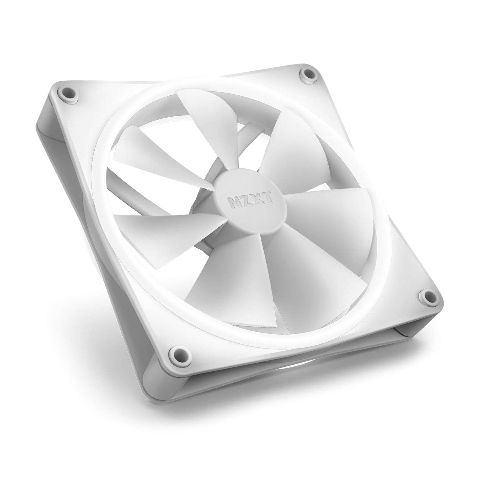 NZXT F140 RGB DUO 140mm Dual-Sided RGB Fan with RGB Controller - Single Pack, White 5