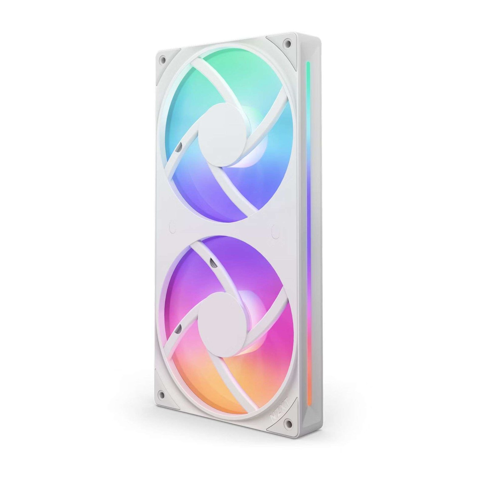 NZXT F240 RGB CORE 240mm RGB LED Fan Unit - White 2