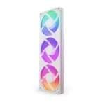 NZXT F360 RGB CORE 360mm RGB LED Fan Unit - White 2