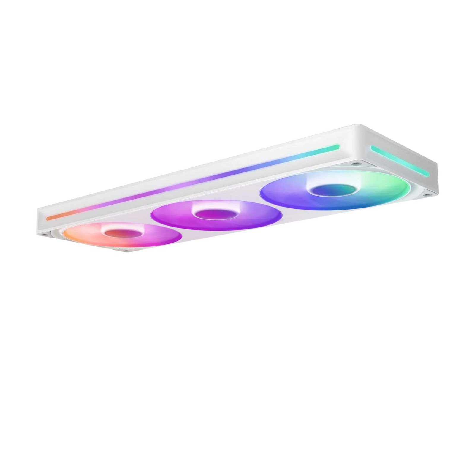 NZXT F360 RGB CORE 360mm RGB LED Fan Unit - White 4