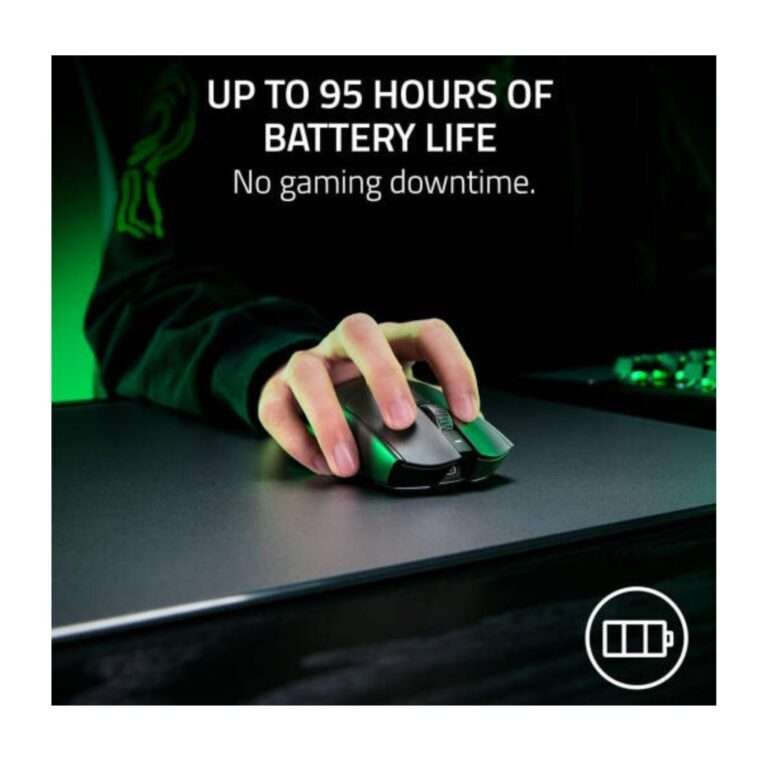 Razer Viper V3 Pro WirelessWired Gaming Mouse – 54g Lightweight Design, 35K DPI Gen 2 Optical Sensor, Up to 95 Hours Battery Life 4