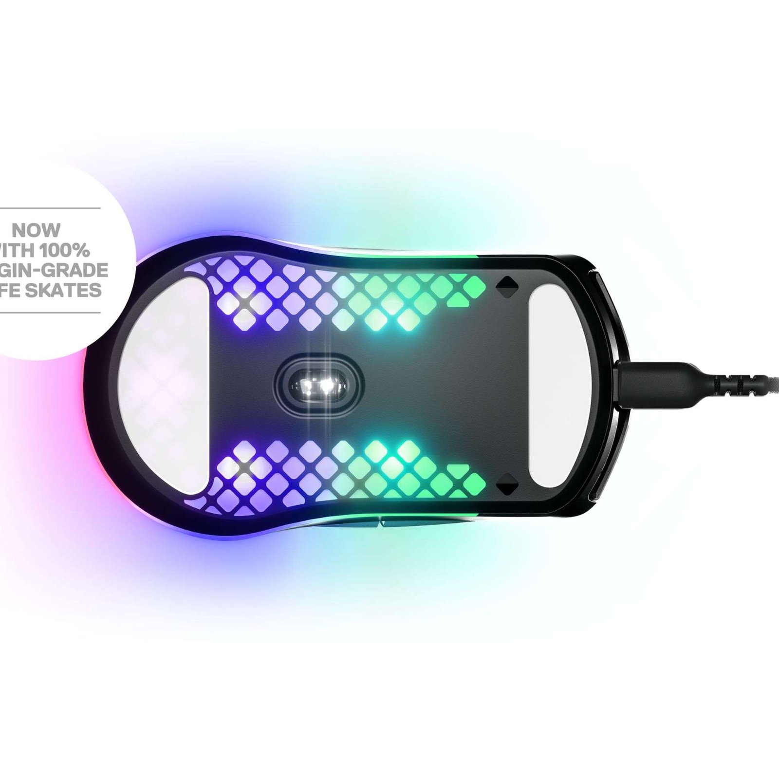 SteelSeries Aerox 3 Onyx Wired Gaming Optical Mouse – 8500 DPI, 6 Programmable Buttons 4