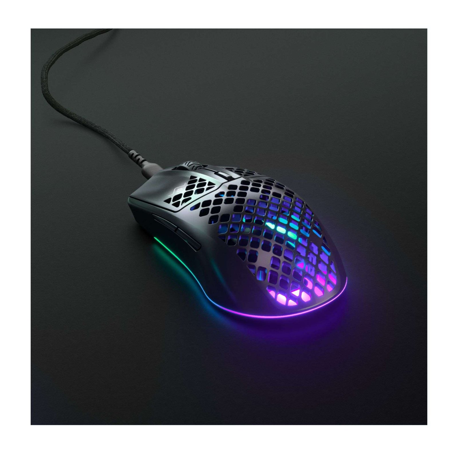 SteelSeries Aerox 3 Onyx Wired Gaming Optical Mouse – 8500 DPI, 6 Programmable Buttons 5