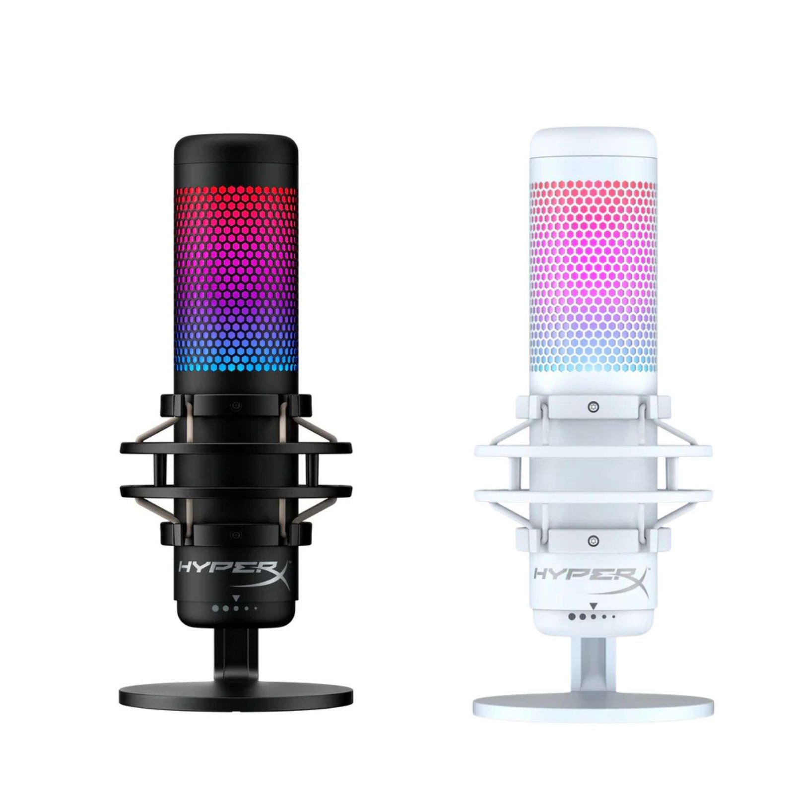 HyperX QuadCast S – RGB USB Condenser Microphone for PC PS4 and Mac