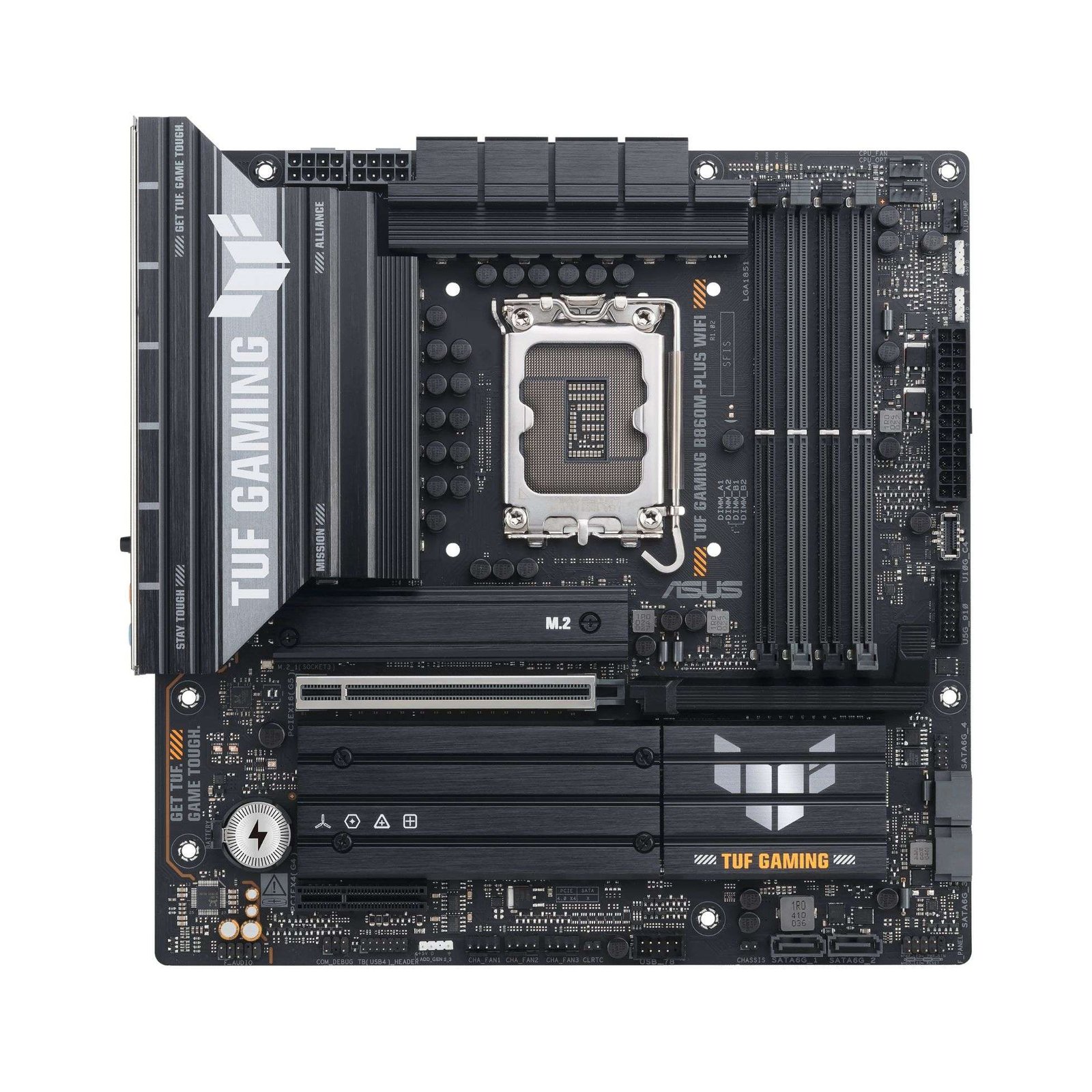 ASUS B860M-PLUS WIFI TUF Gaming Motherboard – Compact and Durable Performance 1