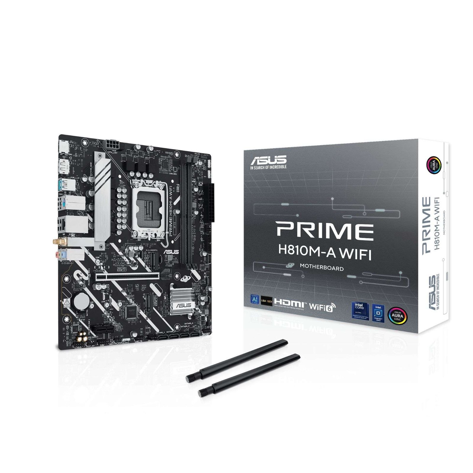 ASUS H810M-A WIFI PRIME Motherboard – Compact and Reliable Performance 1