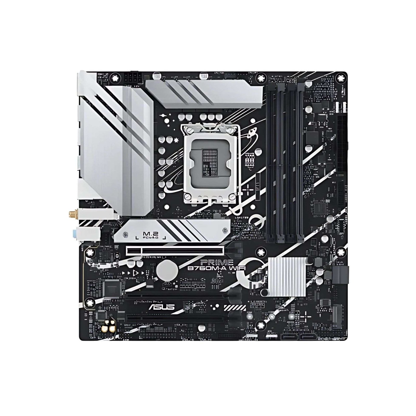 ASUS PRIME B760M-A WIFI Micro-ATX Motherboard – Intel B760 Chipset, Wi-Fi 6 3
