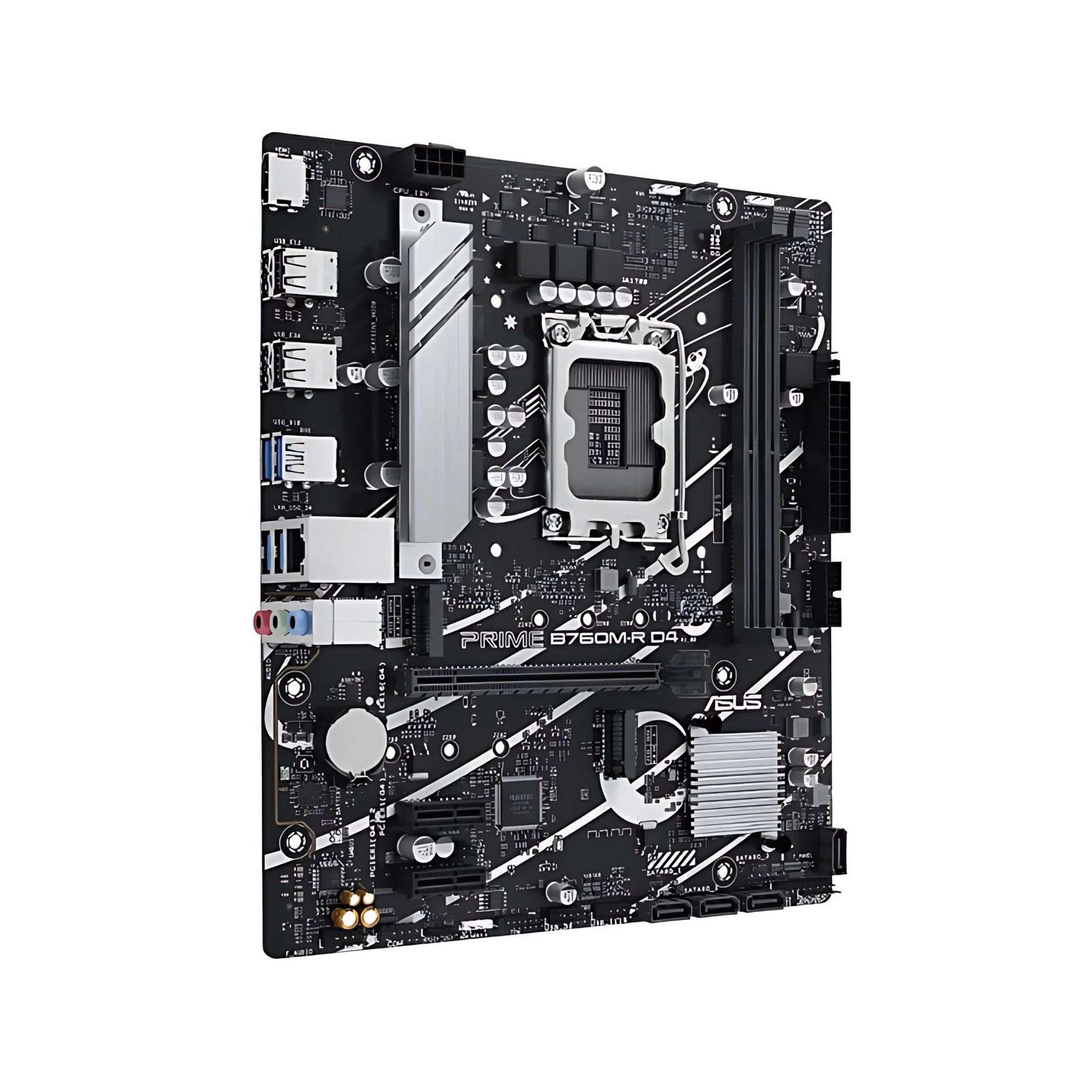 ASUS PRIME B760M-R D4 Micro-ATX Motherboard – Intel LGA 1700, DDR4, Gaming Ready 3