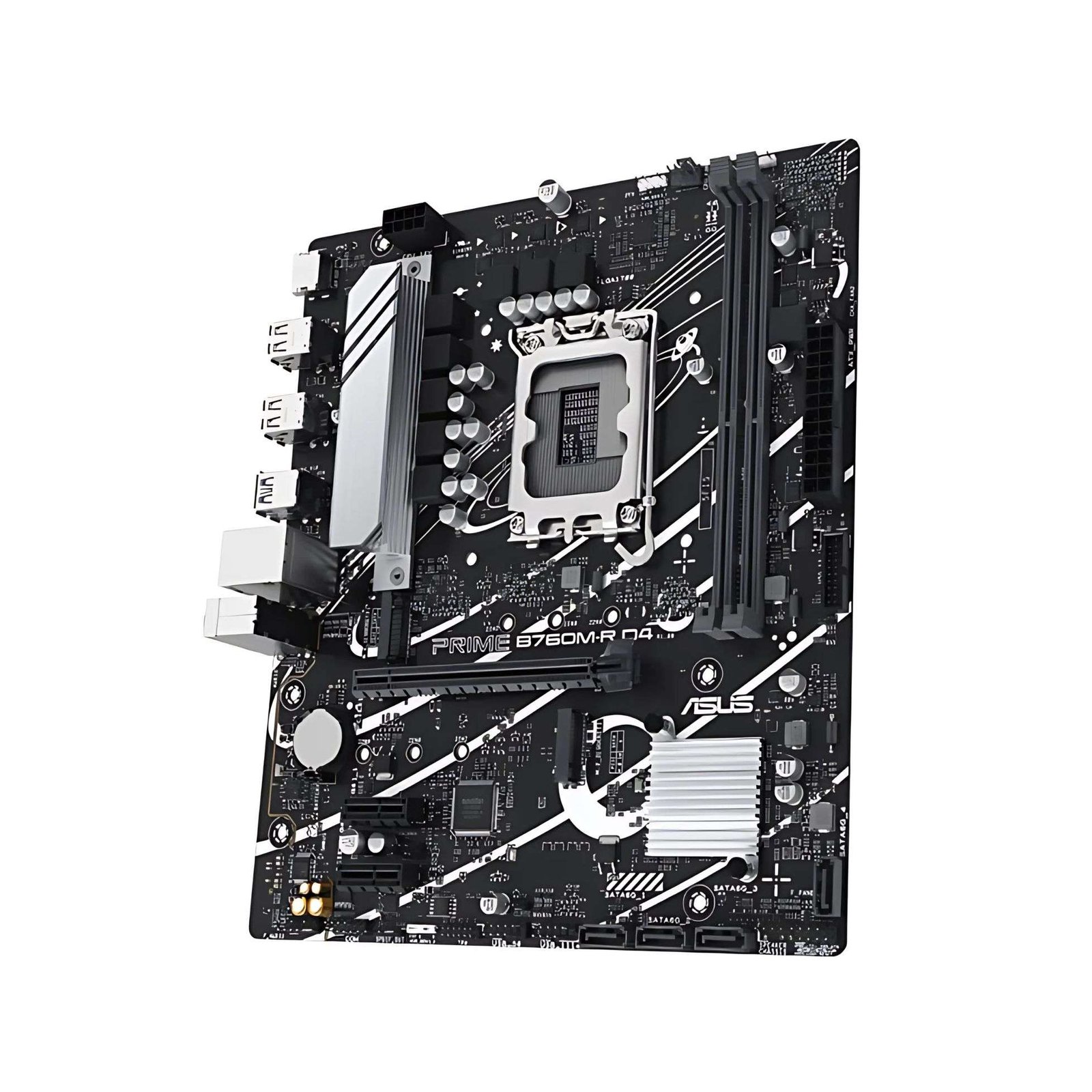 ASUS PRIME B760M-R D4 Micro-ATX Motherboard – Intel LGA 1700, DDR4, Gaming Ready 4