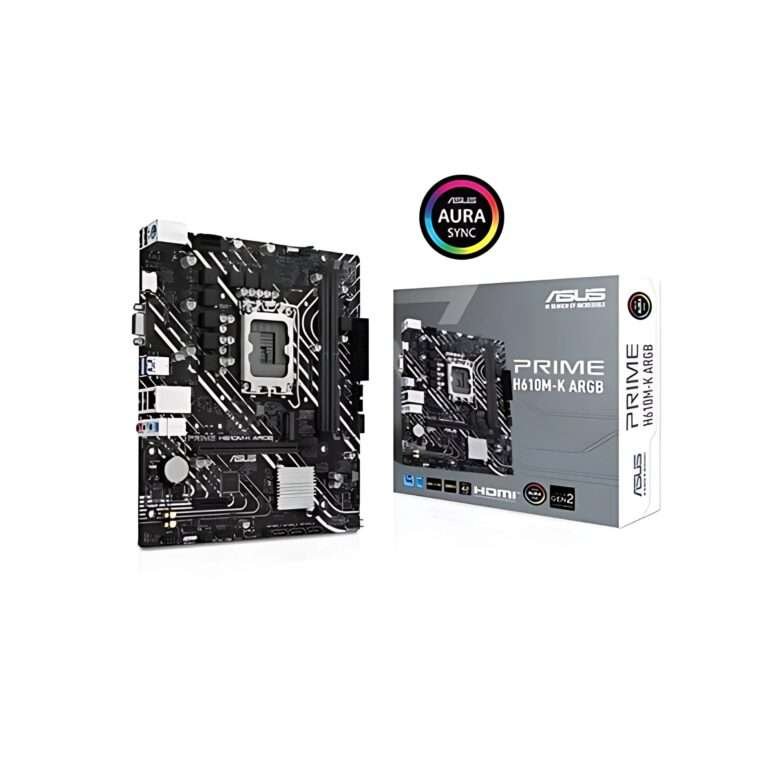 ASUS PRIME H610M-K ARGB Intel LGA1700 DDR5 Micro-ATX Motherboard 1