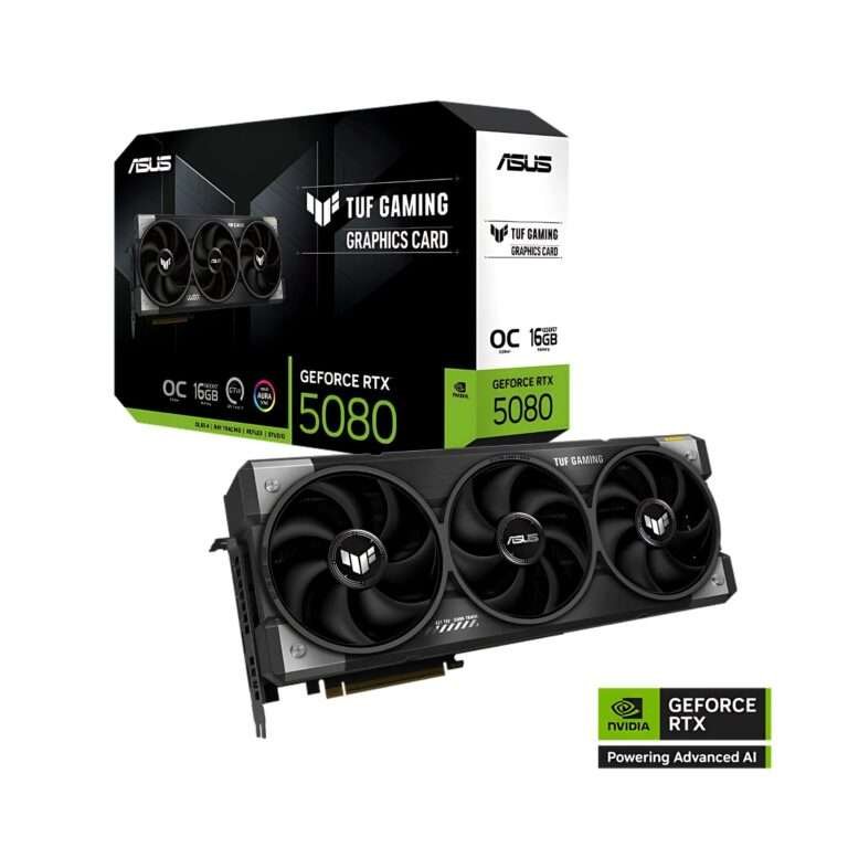 ASUS TUF Gaming NVIDIA GeForce RTX 5080 OC Edition 16GB GDDR7 Graphics Card 1