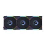 Lian Li UNI FAN TL 120 LCD Triple Pack – Black, High-Performance Case Fans with LCD Display 4