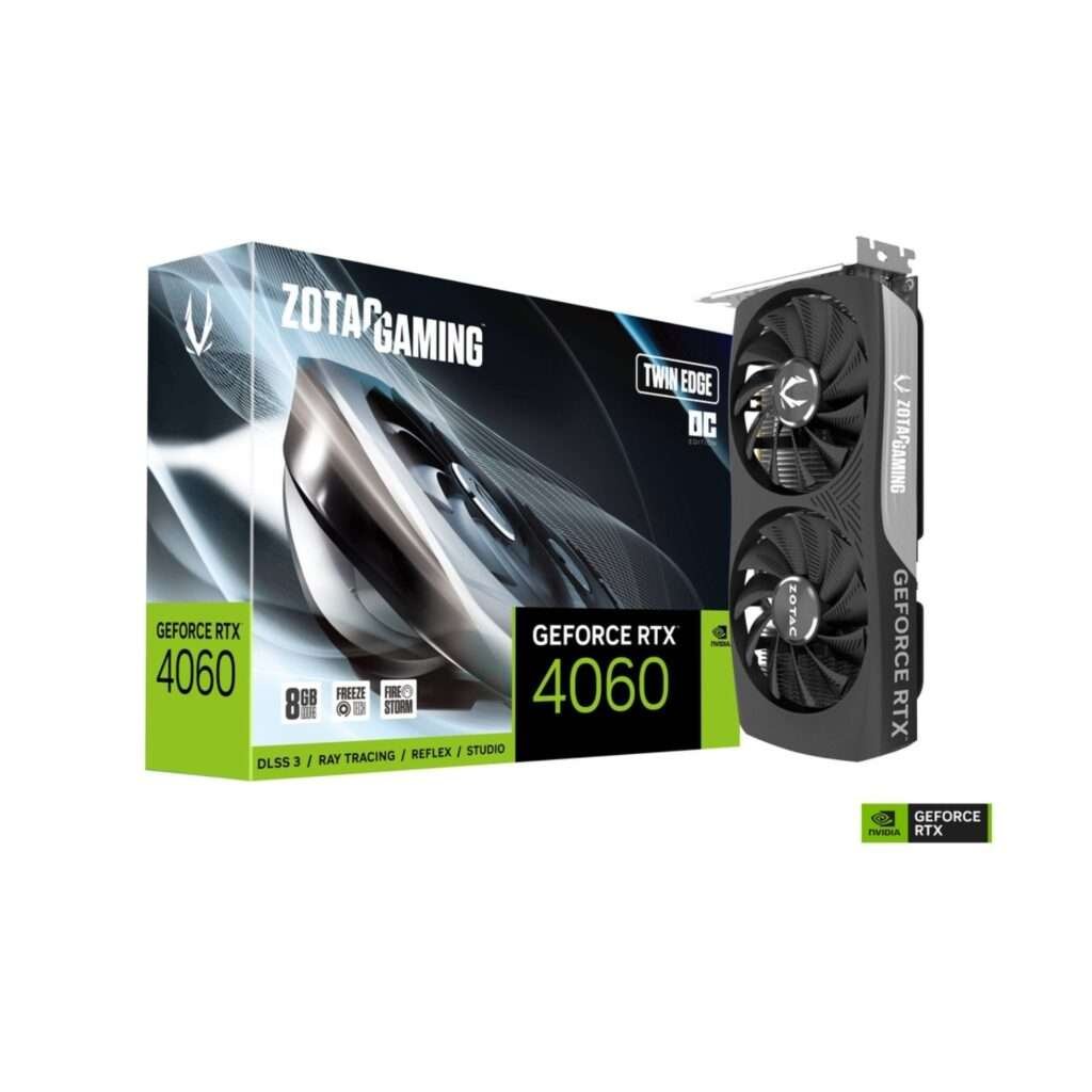 ZOTAC GAMING GeForce RTX 4060 Twin Edge OC 8GB GDDR6 Graphics Card 1