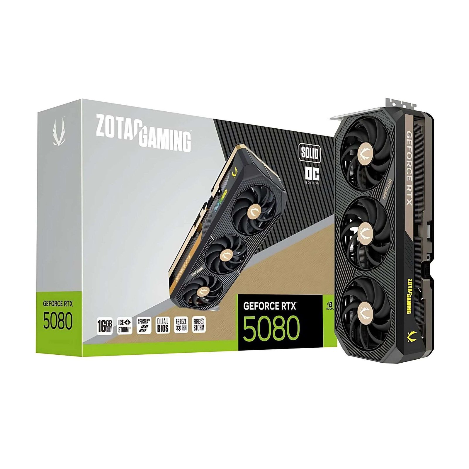 ZOTAC RTX 5080 SOLID OC 16GB GDDR7 Gaming