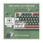 RK ROYAL KLUDGE S98 Mechanical Keyboard – 96% Wireless with Smart Display & Knob 3 RK ROYAL KLUDGE S98 Mechanical Keyboard – 96% Wireless with Smart Display & Knob 3