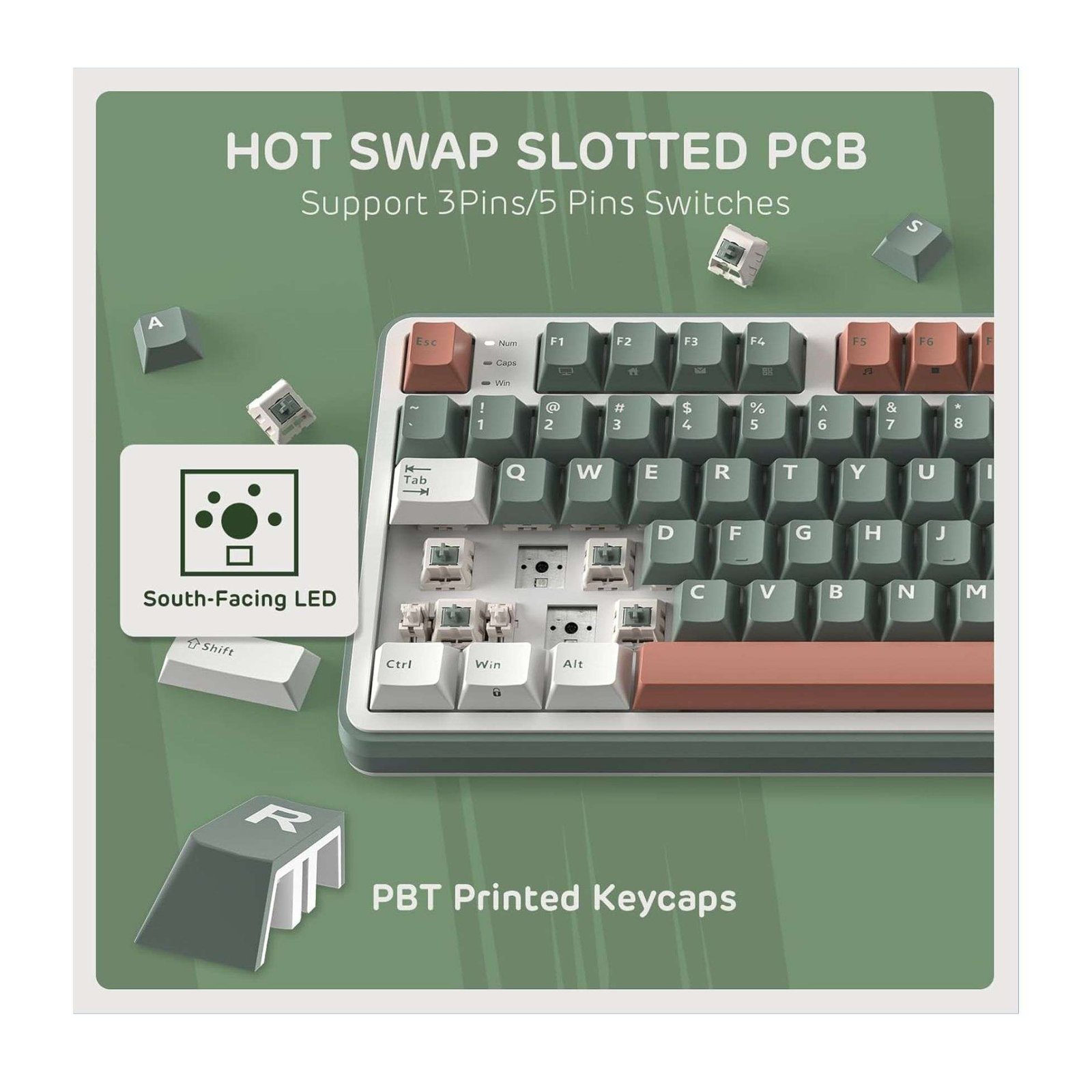 RK ROYAL KLUDGE S98 Mechanical Keyboard – 96% Wireless with Smart Display & Knob 3 RK ROYAL KLUDGE S98 Mechanical Keyboard – 96% Wireless with Smart Display & Knob 3