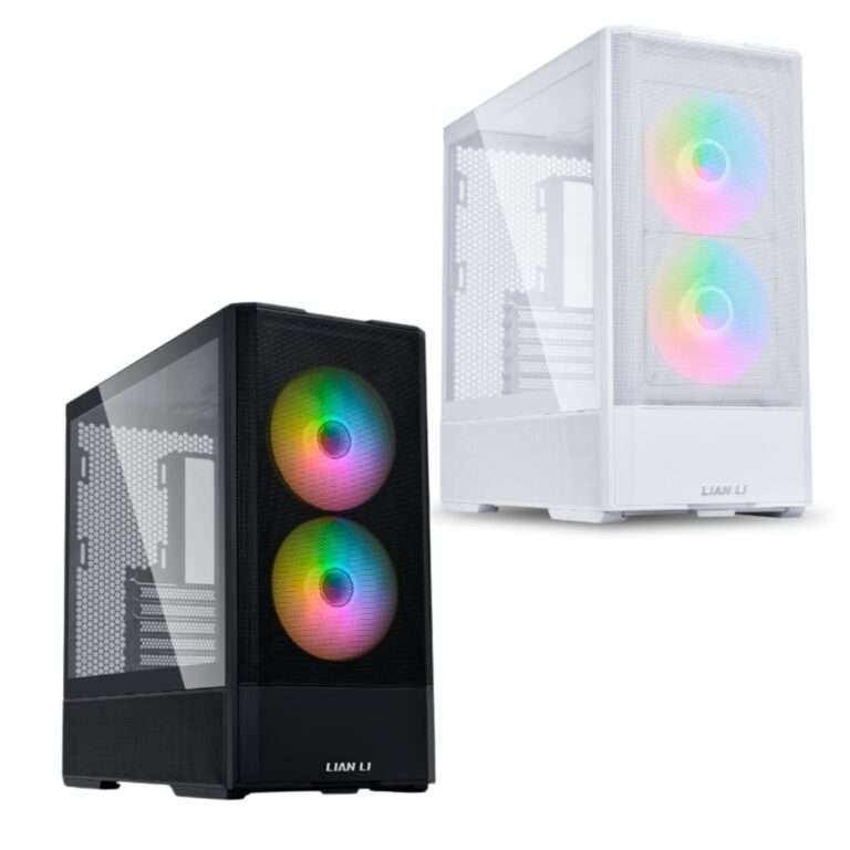 Lian Li LANCOOL 207 Mid-Tower Case – High-Airflow Design, ATX Support, 360mm Radiator Compatibility