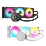 Corsair NAUTILUS 360 RS ARGB Liquid CPU Cooler with 360mm radiator, low-noise fans,
