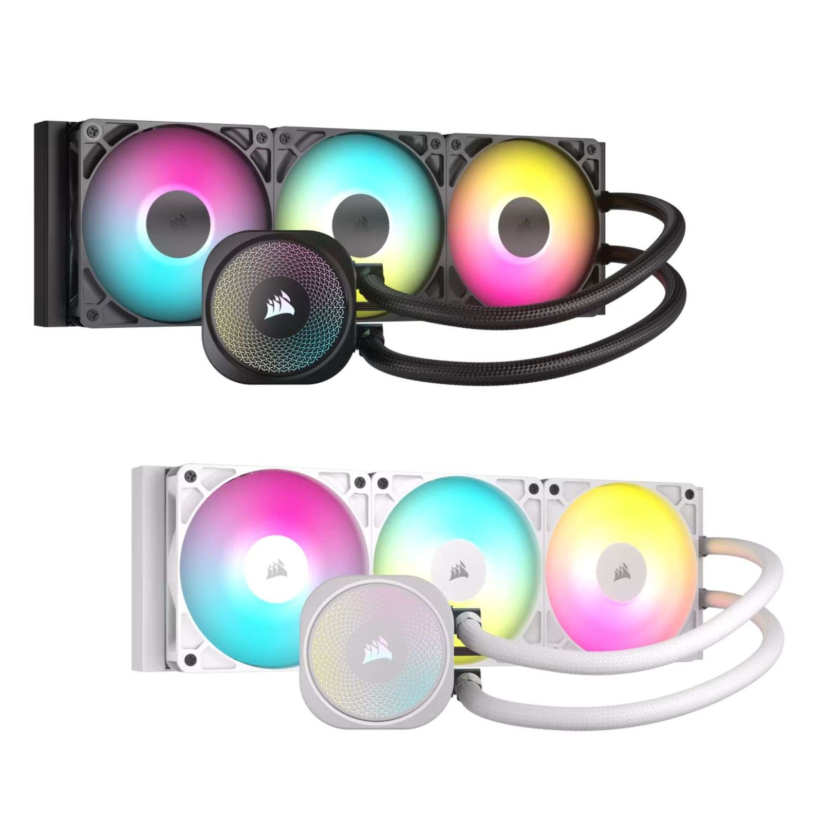 Corsair NAUTILUS 360 RS ARGB Liquid CPU Cooler with 360mm radiator, low-noise fans,