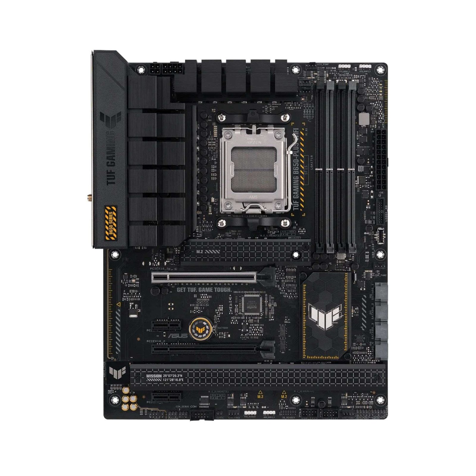 ASUS TUF Gaming B650-Plus WiFi DDR5 ATX Motherboard – AM5, PCIe 4.0, WiFi 6E, 2.5Gb Ethernet 2 ASUS TUF Gaming B650-Plus WiFi DDR5 ATX Motherboard – AM5, PCIe 4.0, WiFi 6E, 2.5Gb Ethernet 2