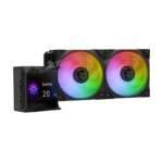 MSI MPG CORELIQUID D240 AIO ARGB Liquid Cooler – 240mm Radiator, 2.4” IPS Display, High-Performance Cooling 5